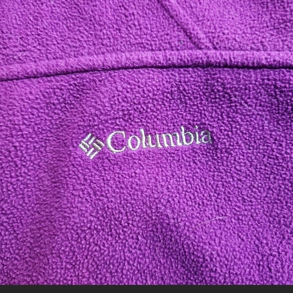 Columbia Rich Purple Fleece Outerwear - Picture 3 of 4